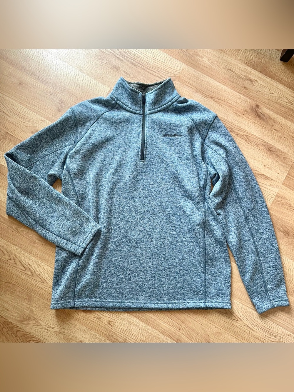 Eddie Bauer Blue Fleece Quarter Zip
